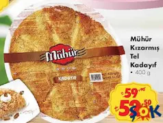 MÜHÜR KIZARMIŞ TEL KADAYIF 400 G MÜHÜR KIZARMIŞ TEL KADAYIF 400 G